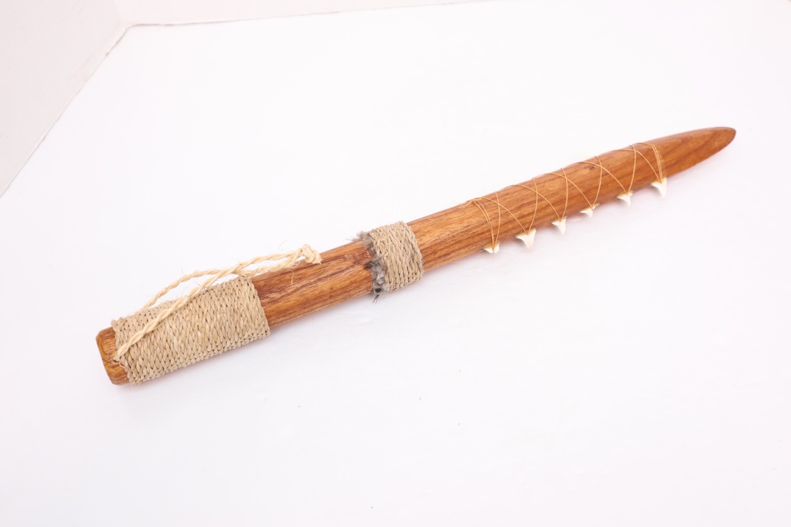 VTG Gilbert Islands Shark’s Tooth Kiribati Warriors Sword Tebute Artifact Knife