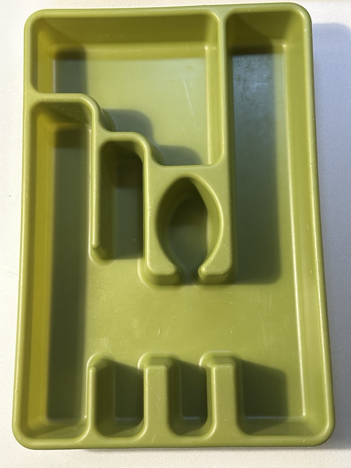 Vintage Rubbermaid Silverware Flatware Storage Organizer  Green 2921 Retro