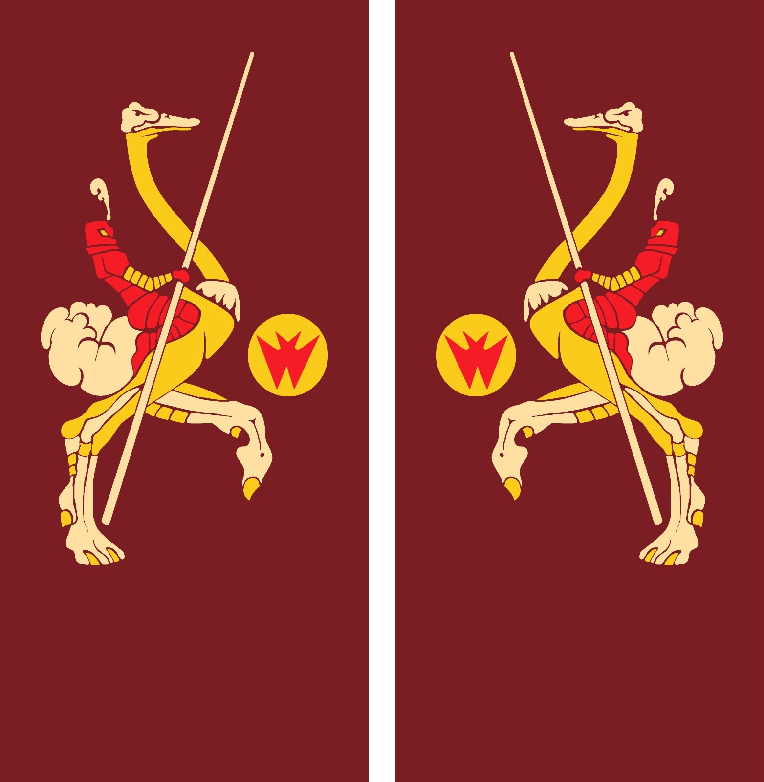 Joust Arcade Side Art Joust Side Art Full Size 2 pc Set High Quality