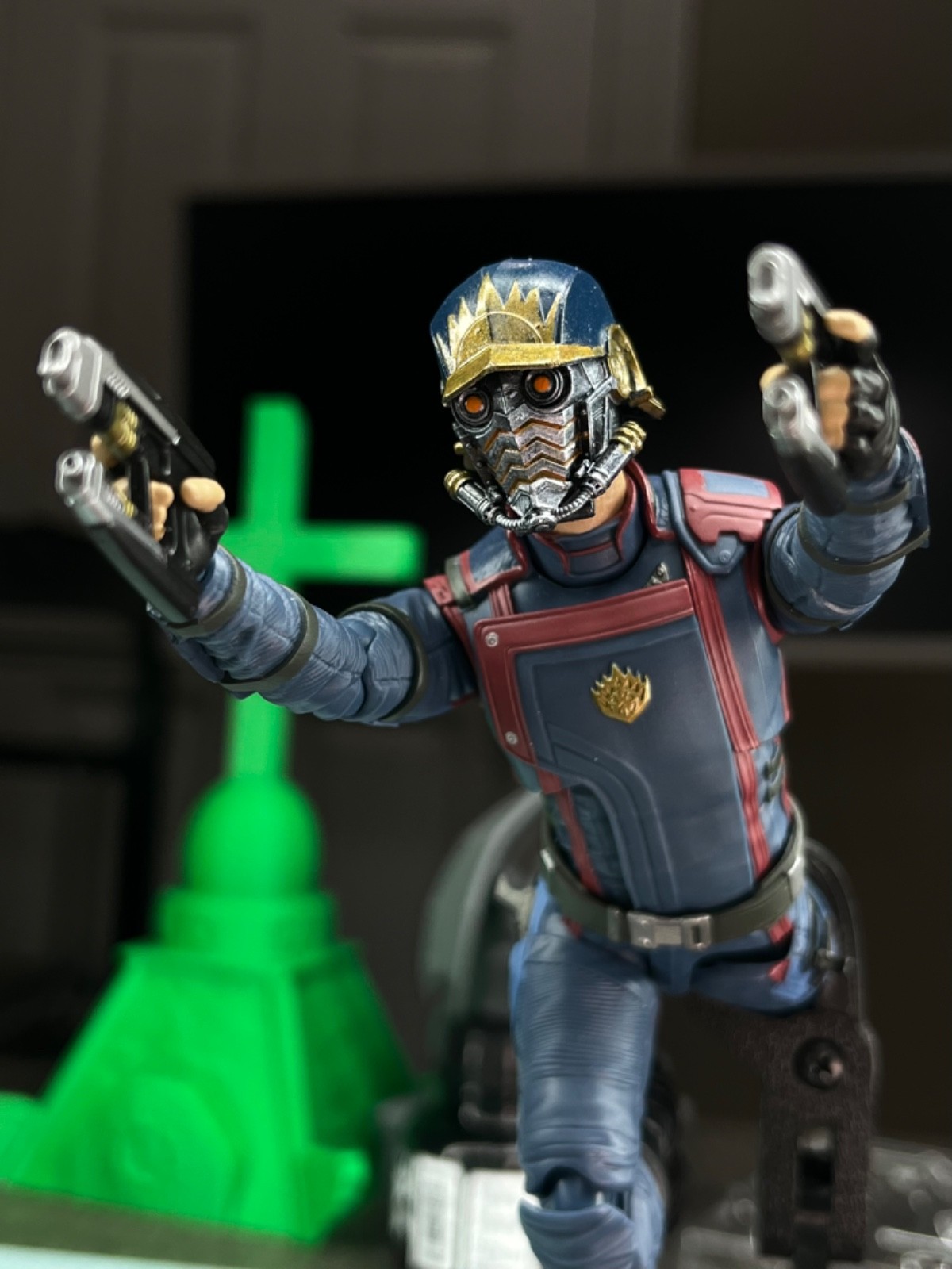 CUSTOM PAINTED Starlord headsculpt (READ DESCRIPTION)