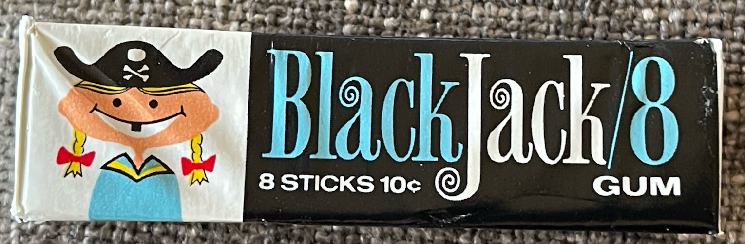 Vintage 1960’s ADAMS BLACK JACK GUM  Unopened  New Old Stock  RARE
