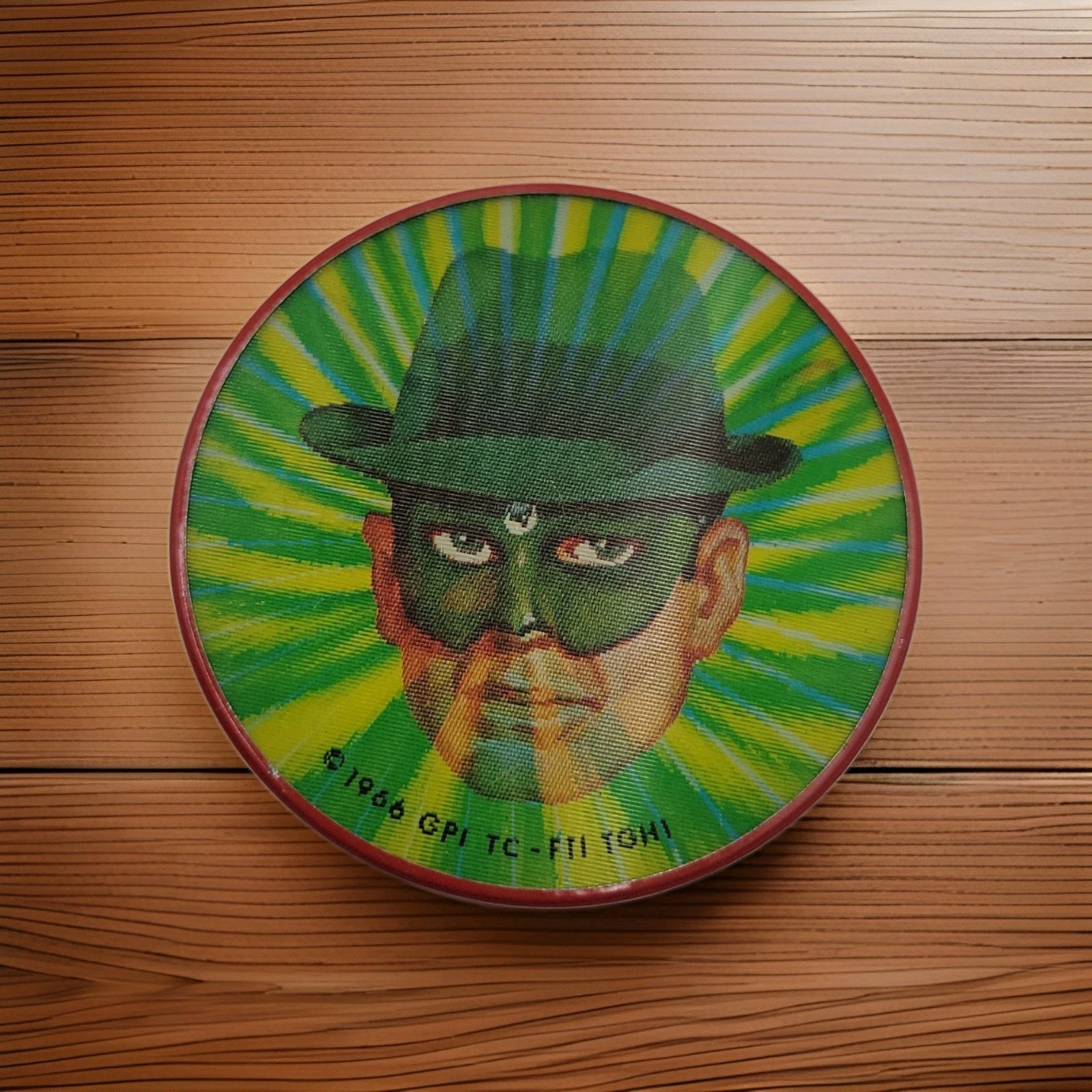 VINTAGE 1966 Green Hornet Flicker LENTICULAR 2.5\