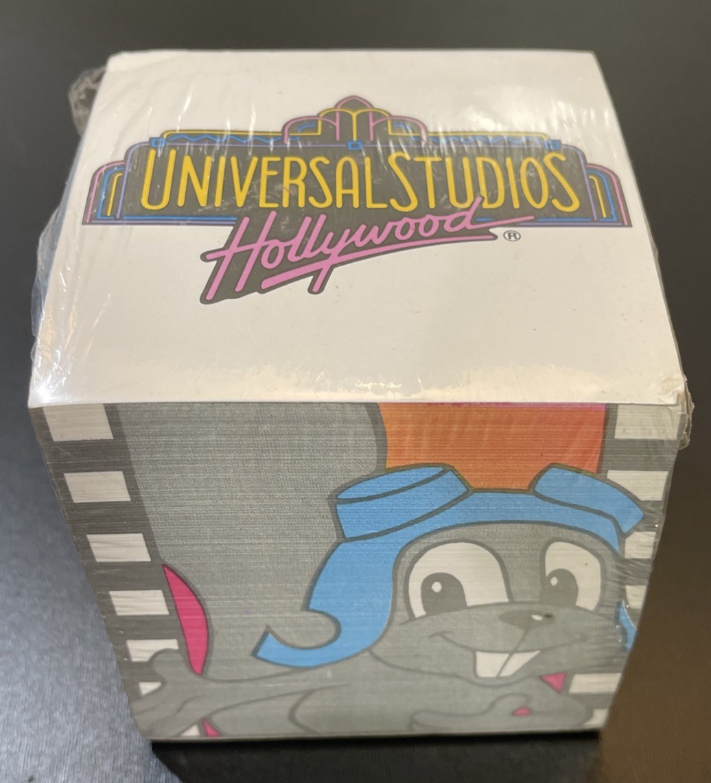 Vintage Universal Studios 1994 Rocky and Bullwinkle and Friends notecube SEALED