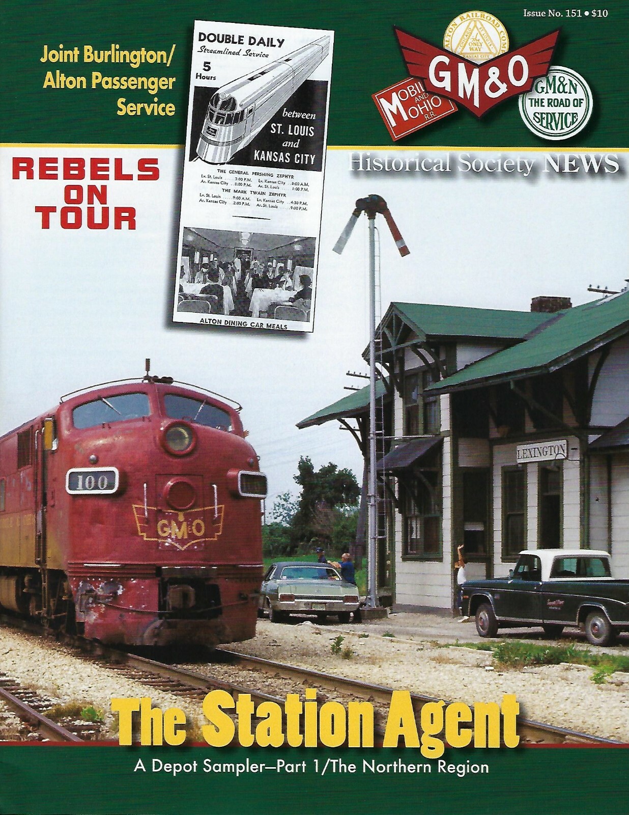 GM&O - No. 151 - 2019, GULF, MOBILE & OHIO Historical Society Publication, NEW GM&O - No. 151 - 2019, GULF, MOBILE & OHIO Historical Society Publication, NEW