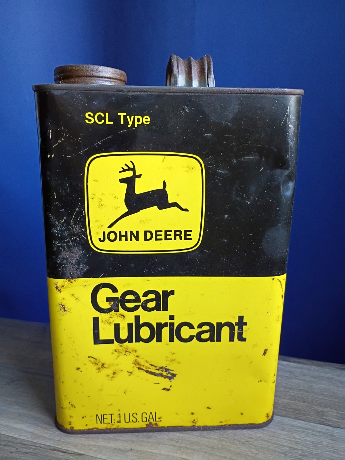 Vintage John Deere Tractor SAE 140 Gear Lubricant 1 Gallon Can PT 550 