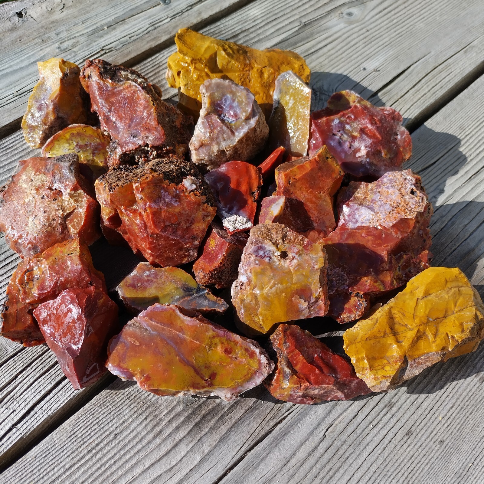 Jasper Lots * Pretty and Colorful - 1 lb.  Lots