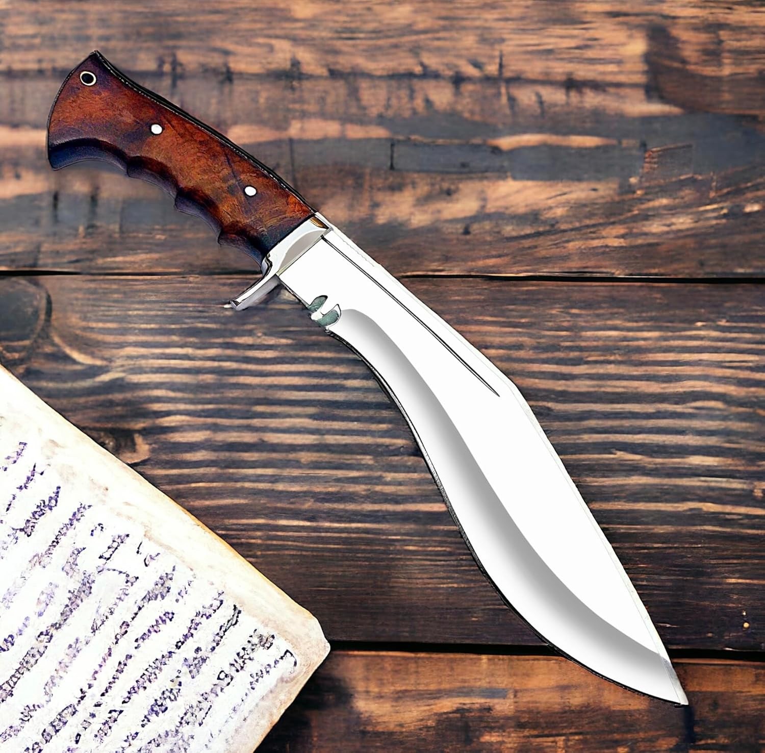 Custom Handmade D2 Steel 16 Inches Kukri Knife , Camping Knife , Outdoor Knife Custom Handmade D2 Steel 16 Inches Kukri Knife , Camping Knife , Outdoor Knife