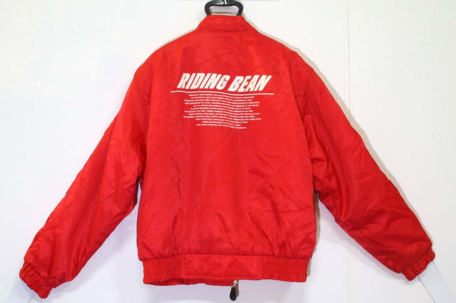 Riding Bean Vintage Jacket Soundtrack Crew Style 1988 OVA Anime L Japan