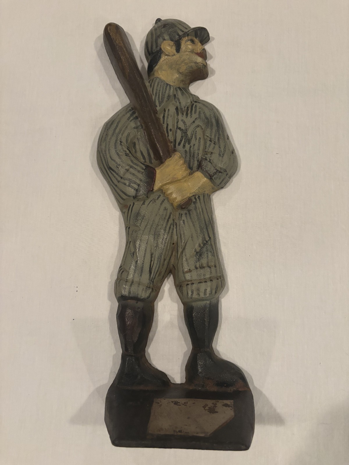 1912 New York Yankees Cast Iron Baseball Doorstop