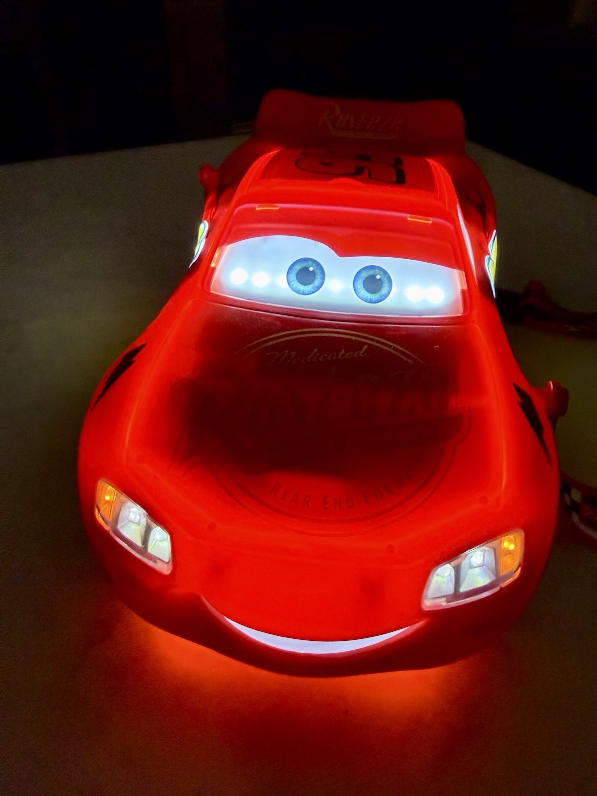🔥Disney Parks - LIGHTNING MCQUEEN - CARS - 20TH ANNIVERSARY - Popcorn Bucket💥