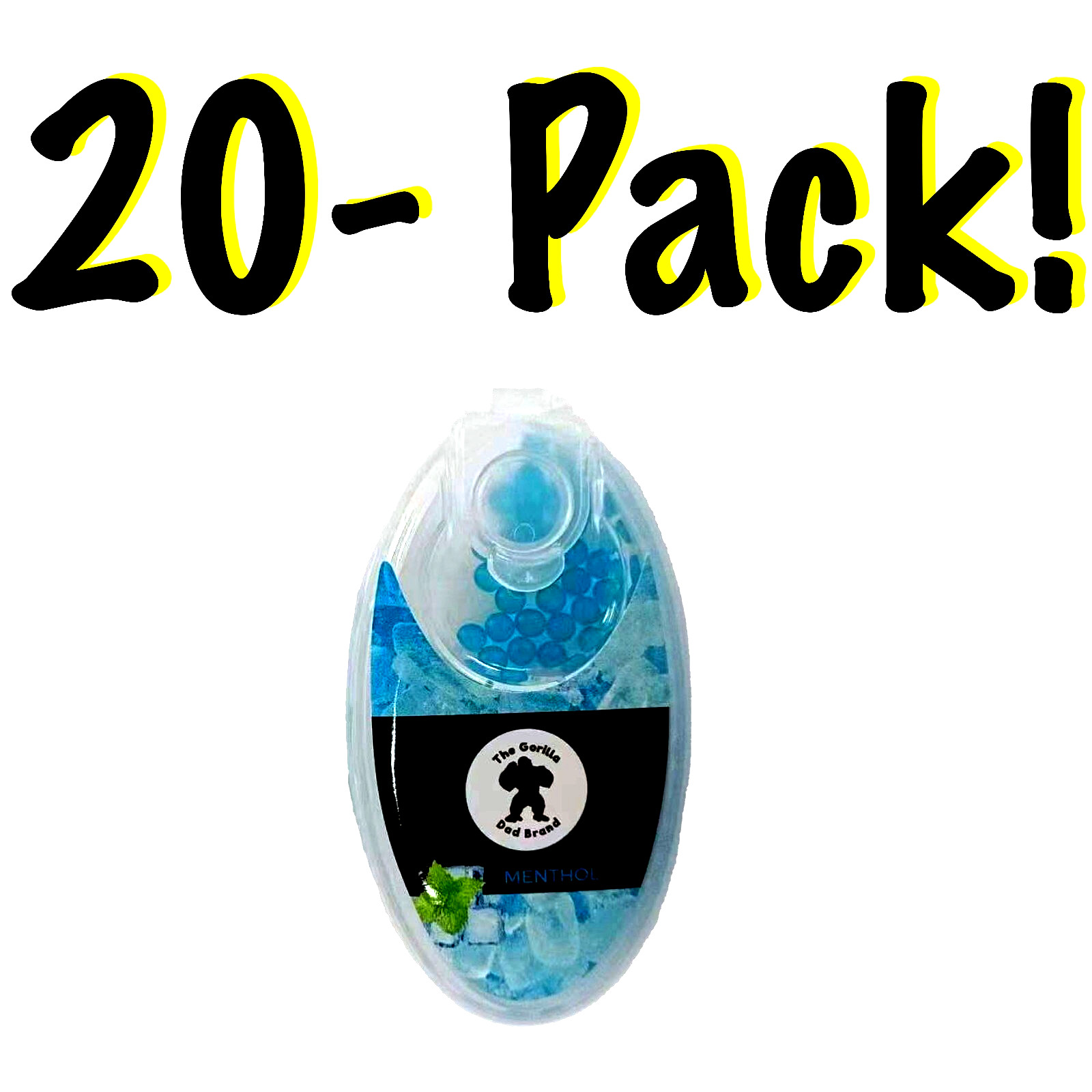 🥶 2000 Count Blue Menthol Classic Burst Beads - Bulk Value Pack 🥶 2000 Count Blue Menthol Classic Burst Beads - Bulk Value Pack