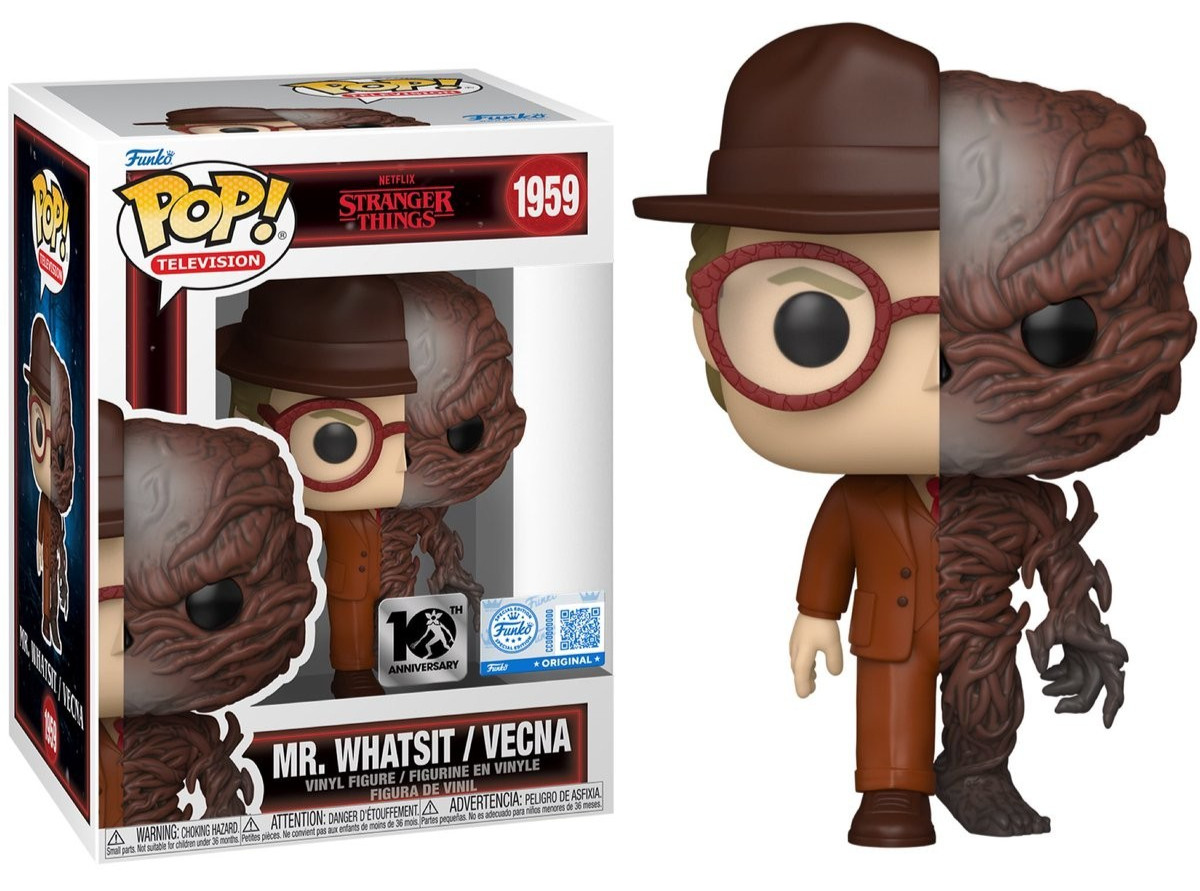 Funko Pop Mr. Whatsit / Vecna #1959 Stranger Things Exclusive +Protector PRESALE