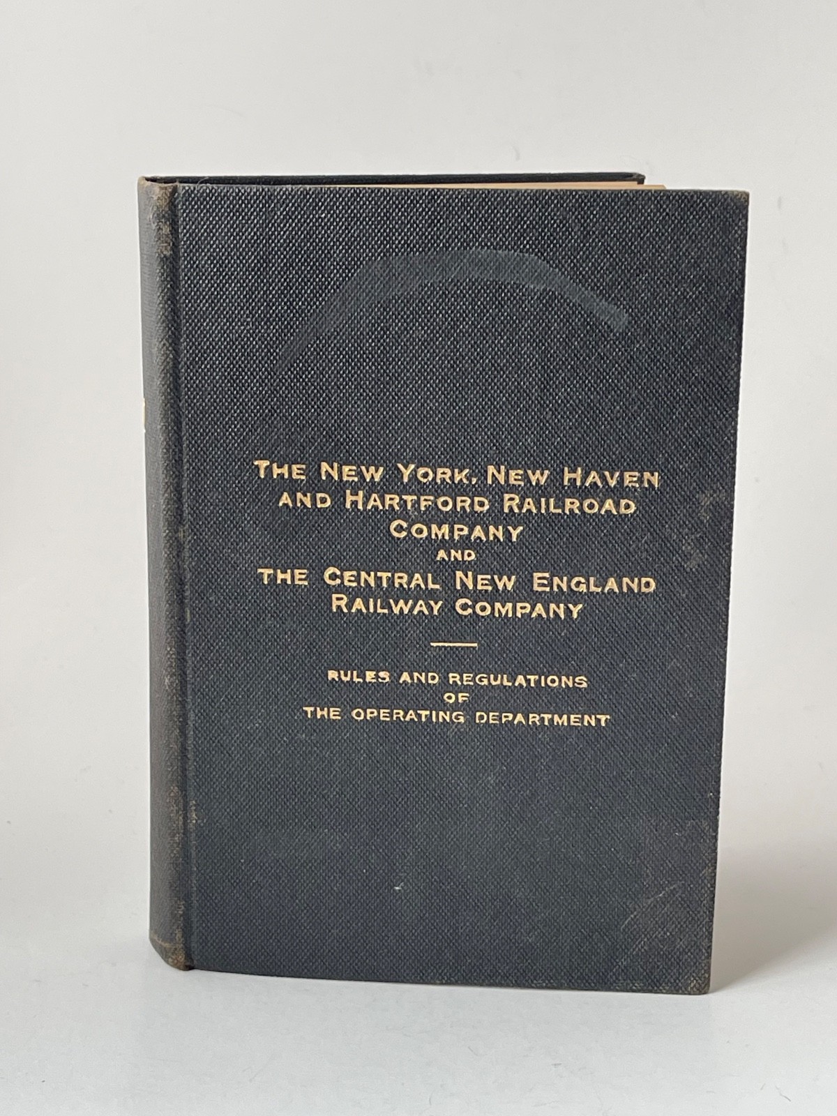 Vintage 1914 New York New Haven and Hartford Railroad Operating Rule Book Clean