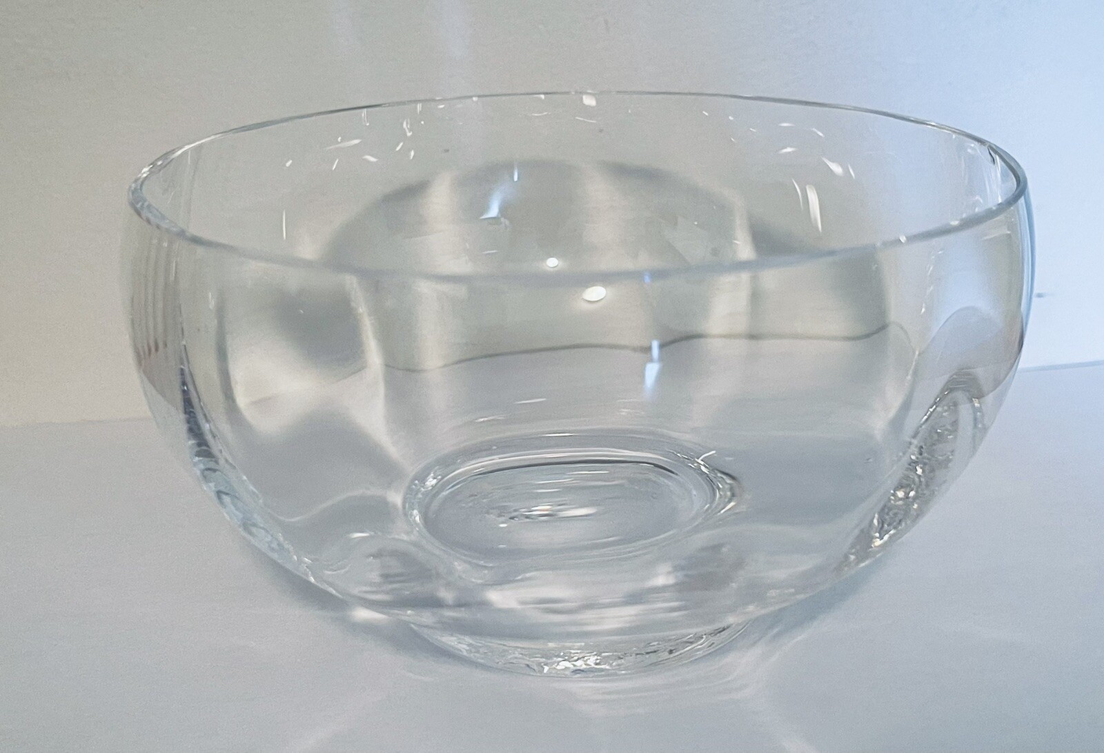 Wedgwood Crystal Devon Bowl Dish Handmade in England - Marked - EUC