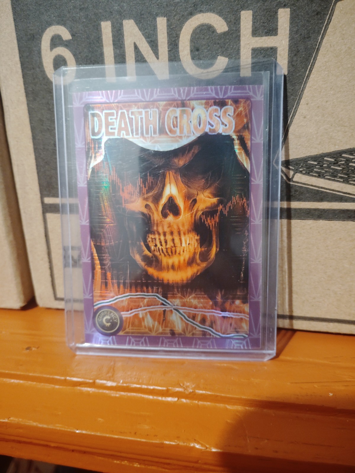 Cardsmith Currency Series 5 Death Cross #35 Gemstone Refractor /299