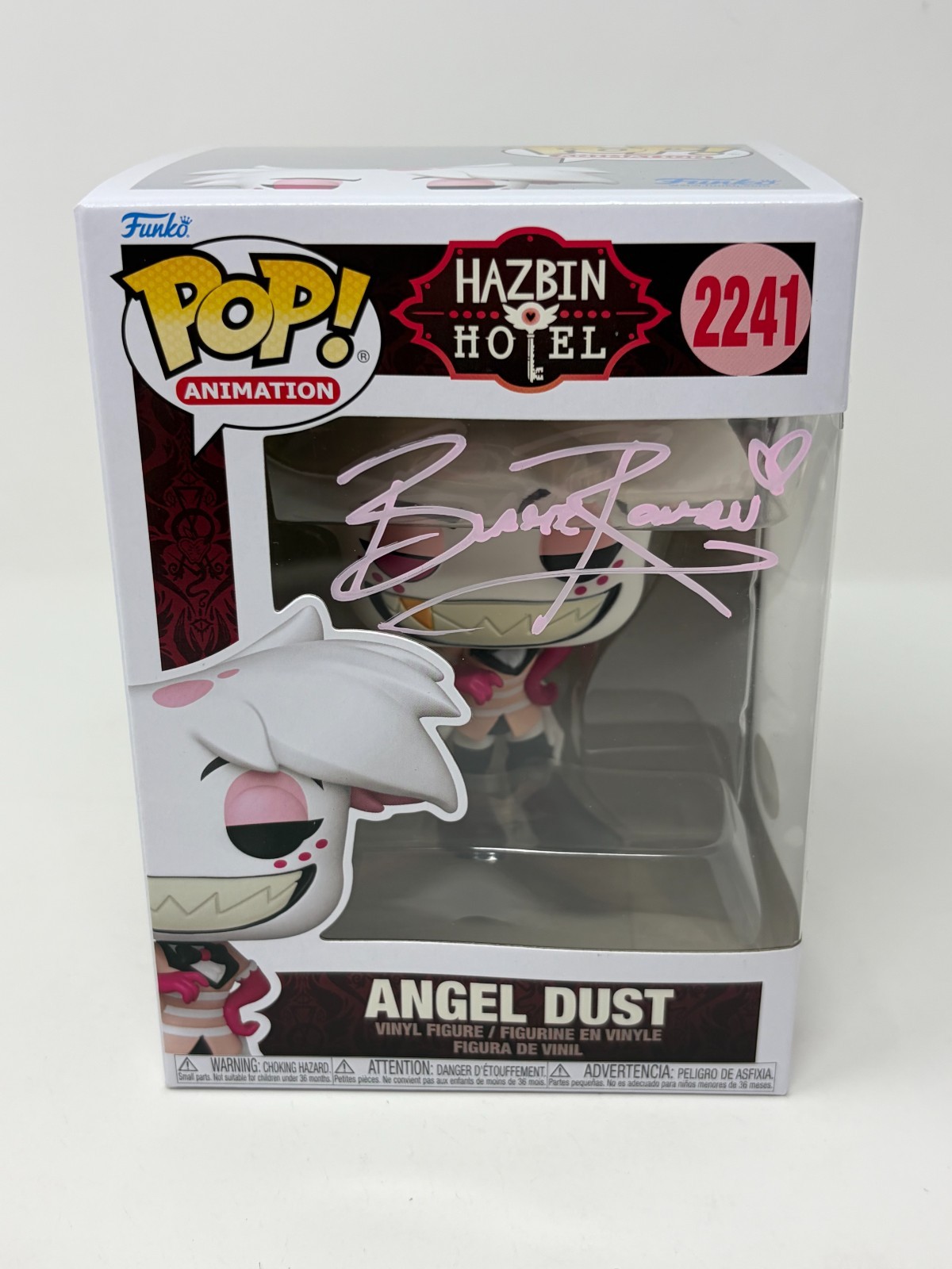 Blake Roman Angel Dust #2241 Signed Funko Pop JSA Certified Autograph