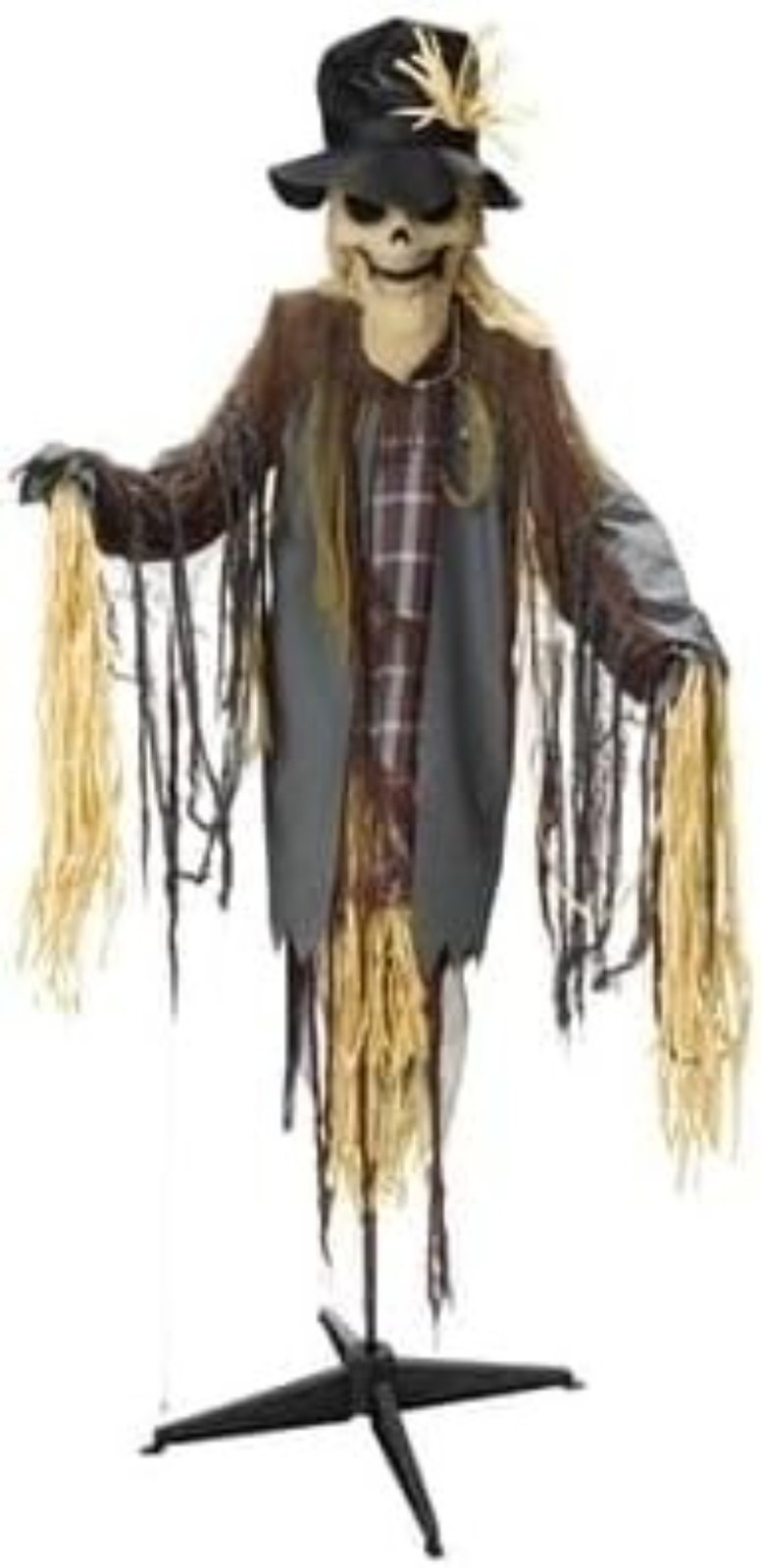Halloween Animatronic Scarecrow 5.8ft. Lights & Sound Outdoor Décor