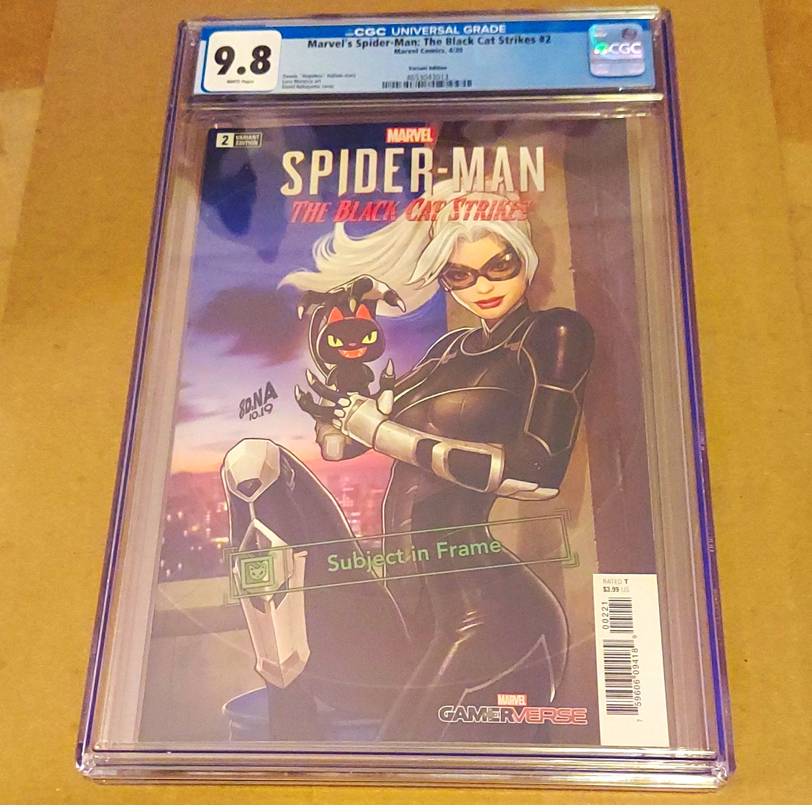 Spider-Man: The Black Cat Strikes #2 CGC 9.8 Nakayama 1:25 Ratio Variant 4/20