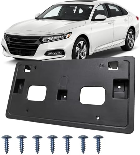 Front License Plate Frame Tag Holder Mounting Bracket Fits for Honda Accord 4Dr Front License Plate Frame Tag Holder Mounting Bracket Fits for Honda Accord 4Dr