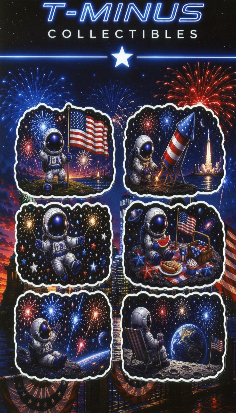 Independence Day Sticker Sheet