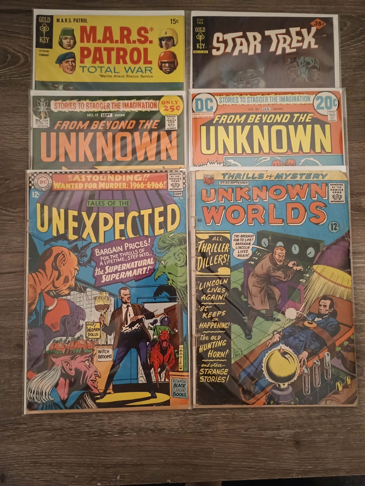 Vintage Silver & Bronze Age Mixed Comic Lot: DC/Gold Key/American Comics Group