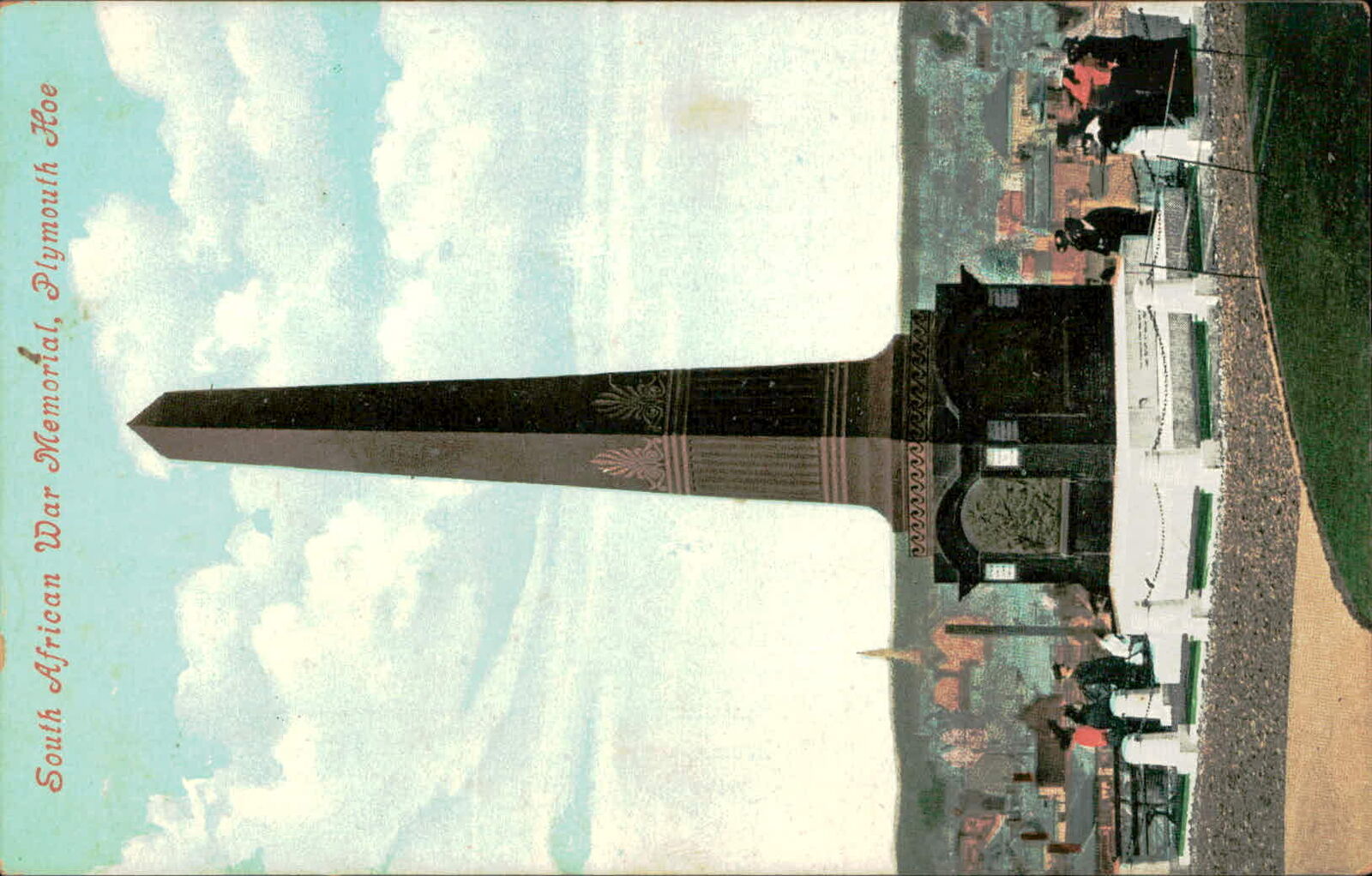 Postcard: South African War Memorial, Plymouth