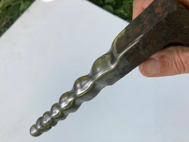 Vintage Curved Saddle Stake, For Anticlastic Raising, Medium Satin finish Vintage Curved Saddle Stake, For Anticlastic Raising, Medium Satin finish