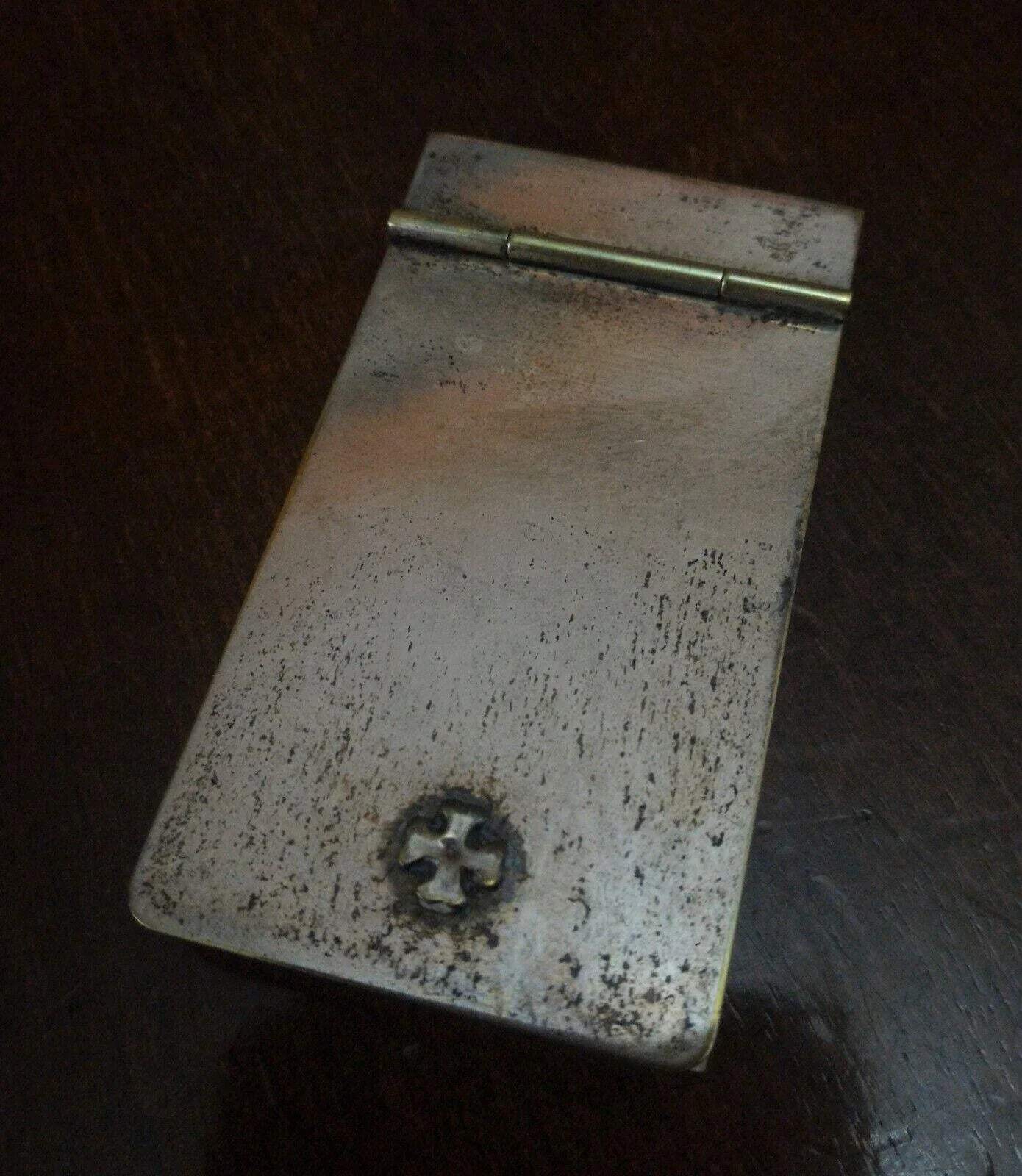 Sillem\'s Silver Plate Vintage Collectible Miniature Notepad Notebook