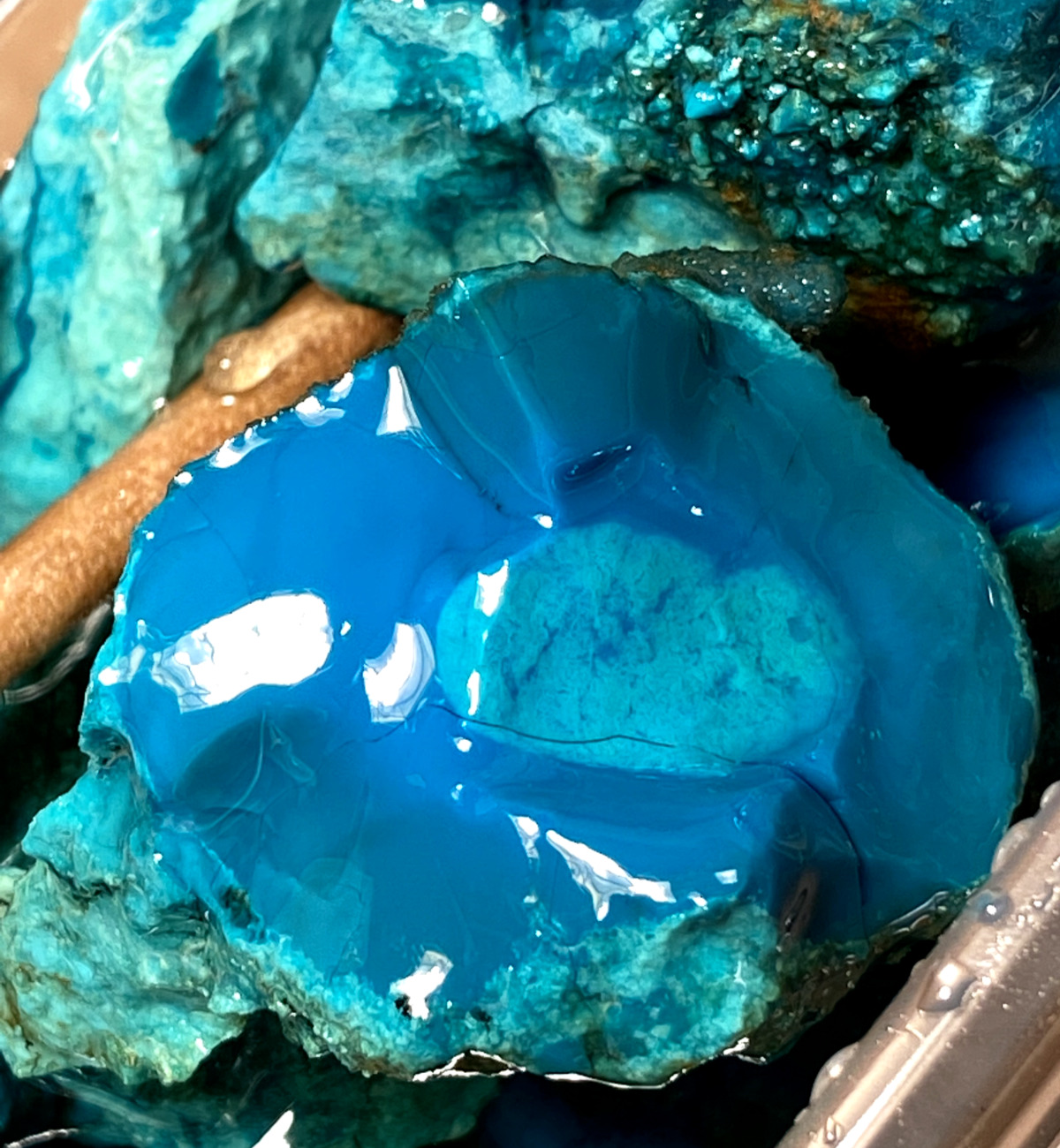 3 gram SUPER BLUE - RARE Turquoise - **EXTREME Quality **SOLD BY GRAM