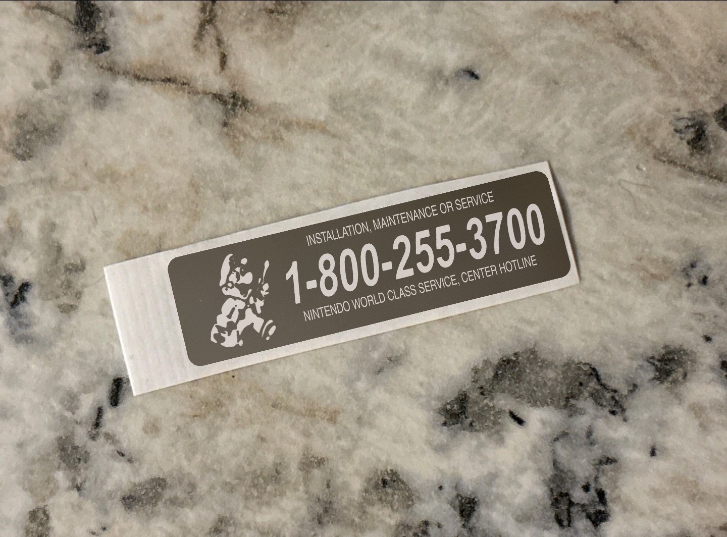 Service Sticker For Game Boy Original ( DMG-01 ) Replacement