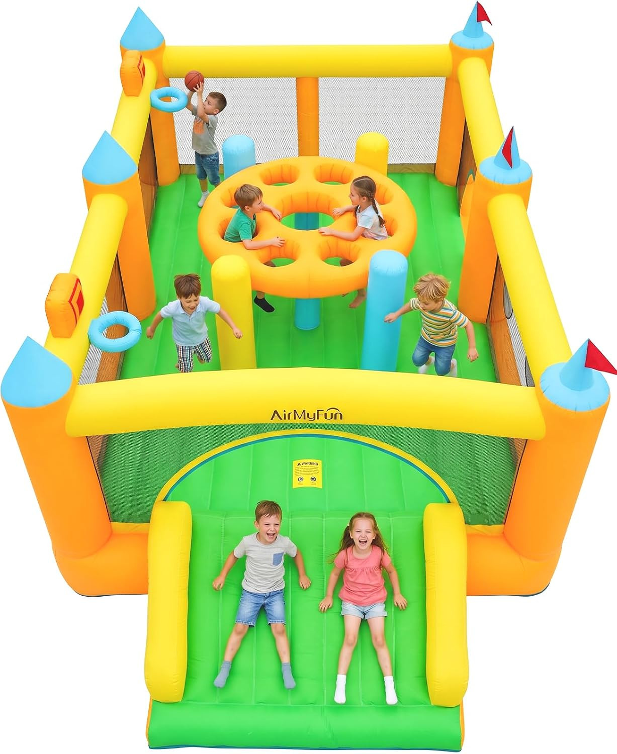 18.1 X 11.2Ft Extra Large Inflatable Bounce House for Kids 3-8