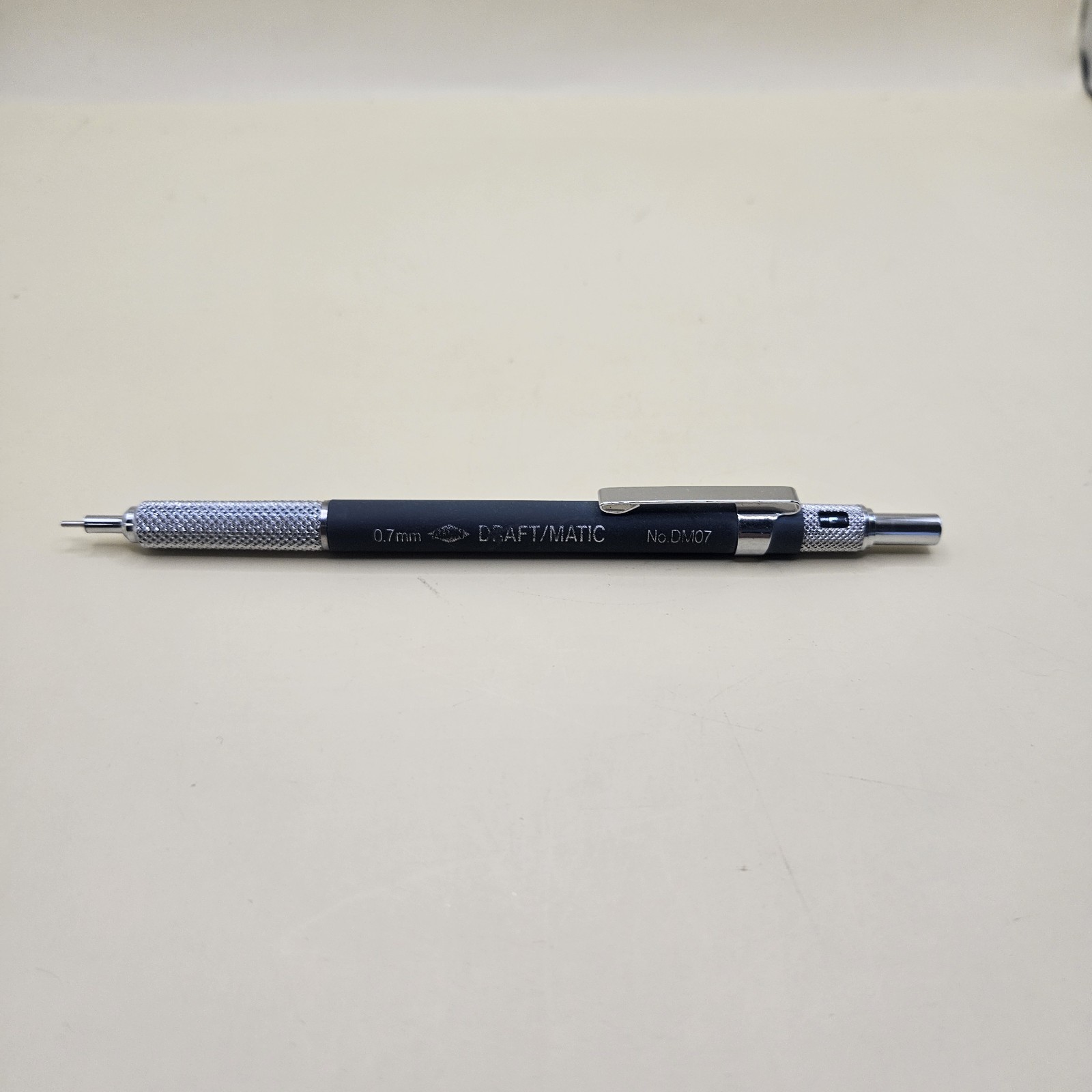Alvin DM07 Draft/Matic Mechanical Pencil, 0.7mm, Knurled SS Grips - Vintage