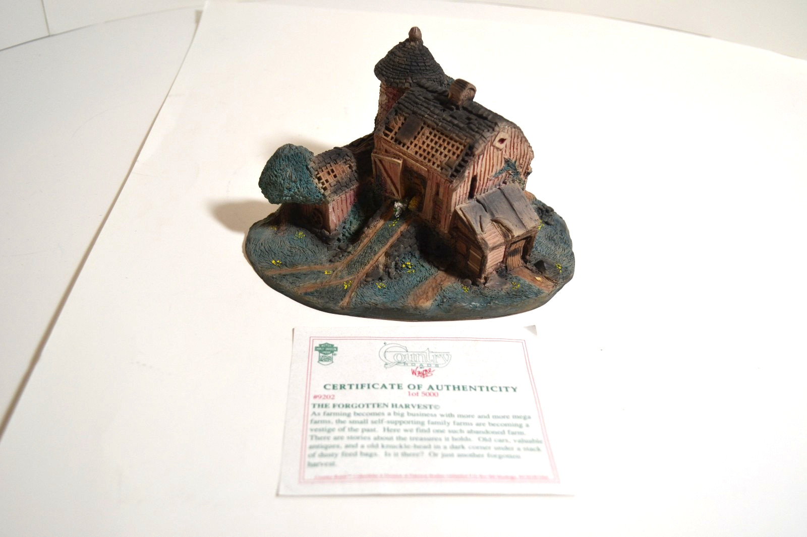 Harley-Davidson The Forgotten Harvest  /5000 Sculpture #9202 Limited Edition