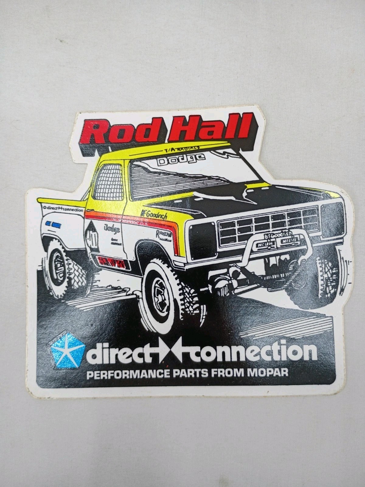 Rod Hall 1983 Dodge Ram Mopar off road Baja Pickup Truck racing decal sticker