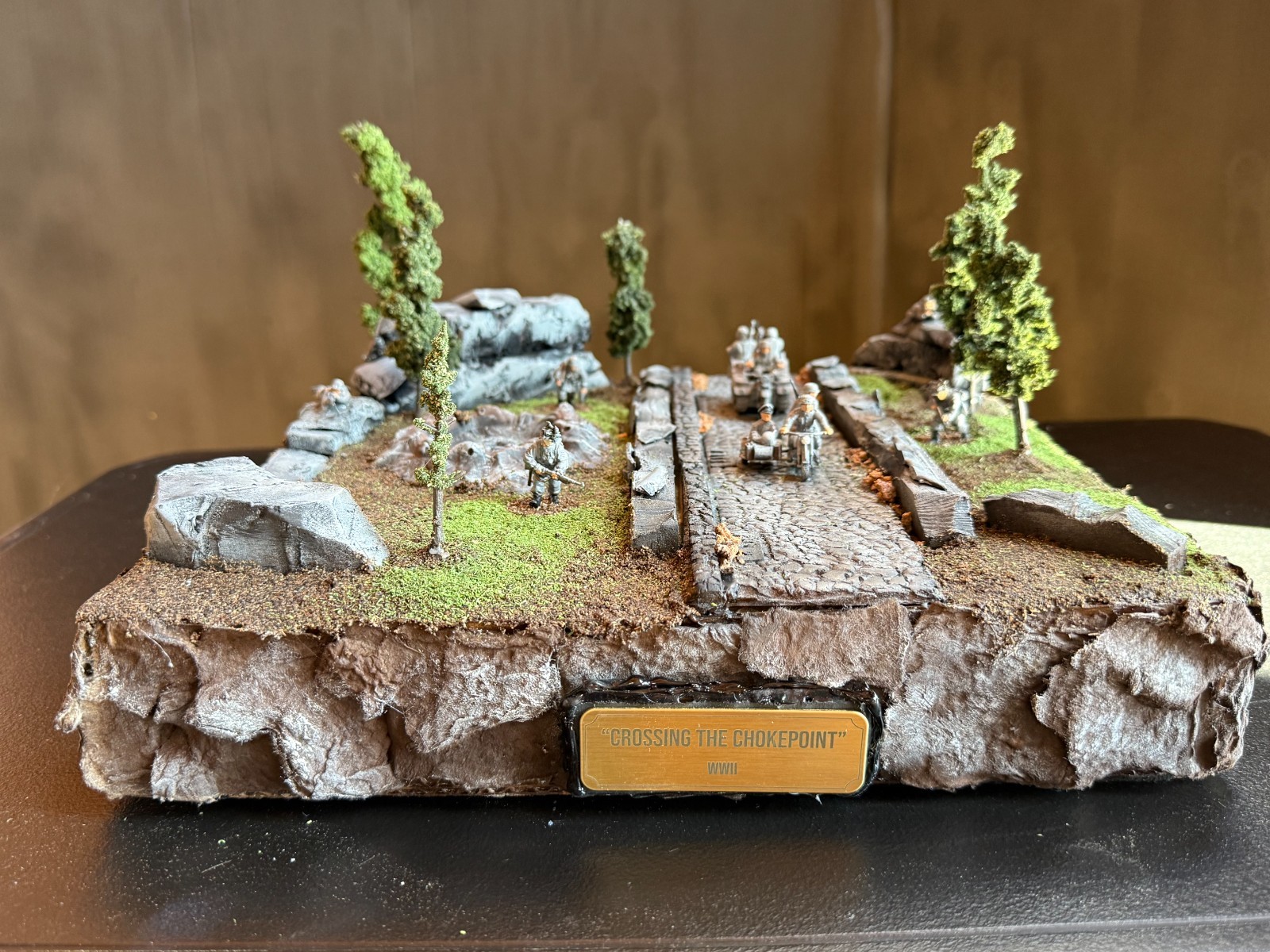 Crossing the Chokepoint WWII - 28mm scale diorama