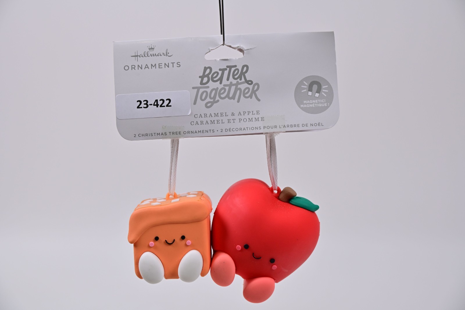 Hallmark Better Together Magnetic Ornaments Caramel & Apple Set Christmas NEW