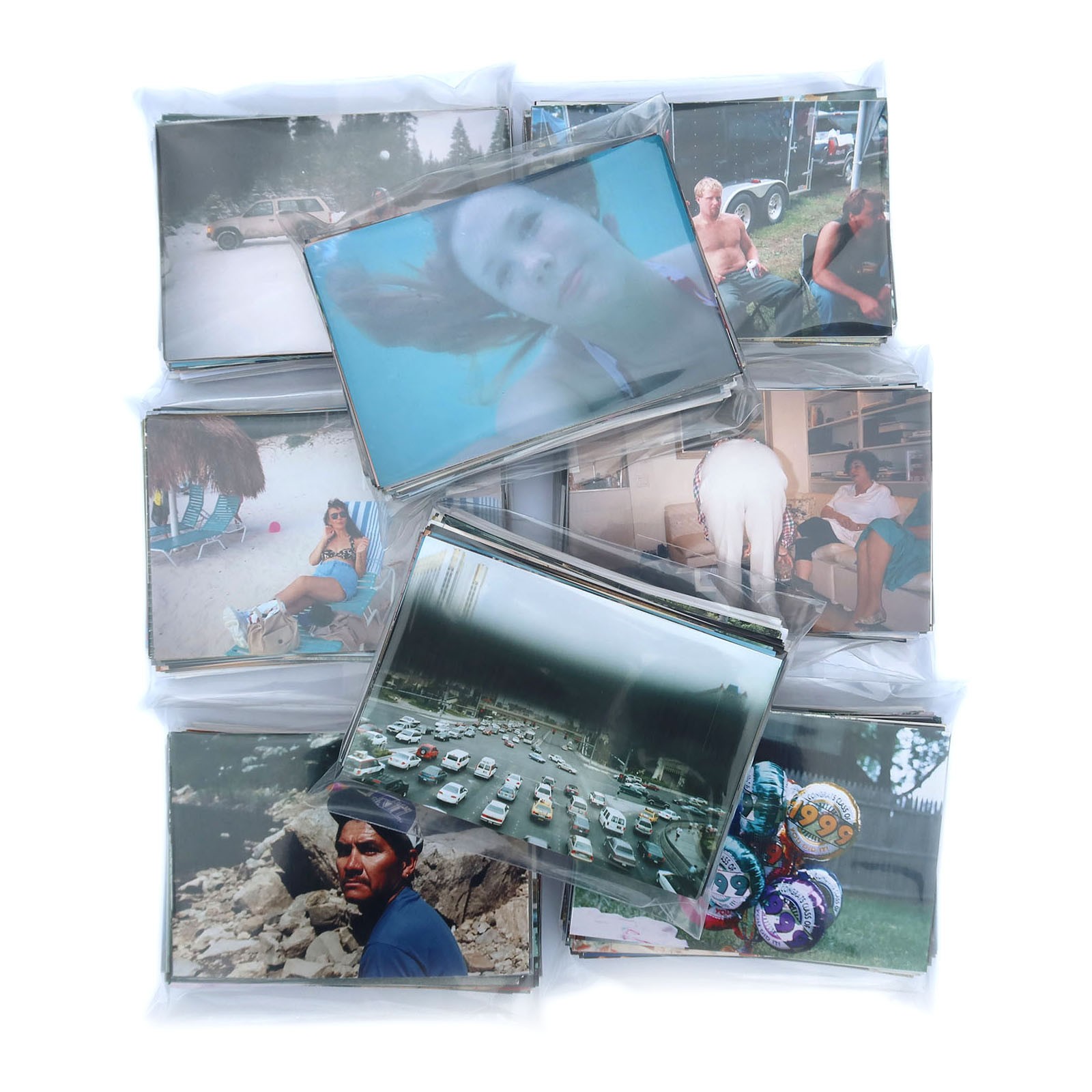 100 Vintage 90s Y2K Color Photos Lot - Junk Journal Ephemera Craft Scrapbook