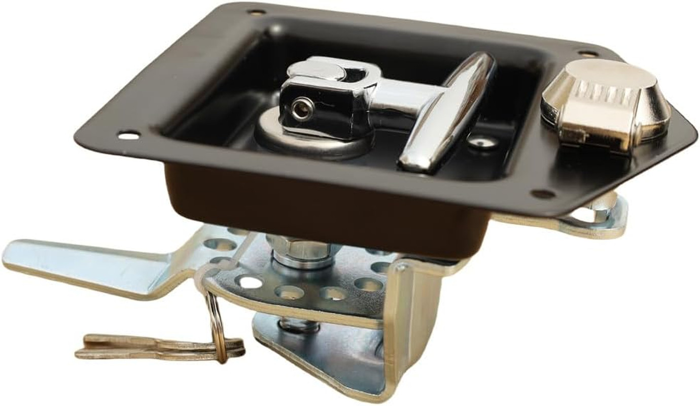 T Handle Latch Rv Truck Door Tool Box Lock Replacement with Keys Gasket