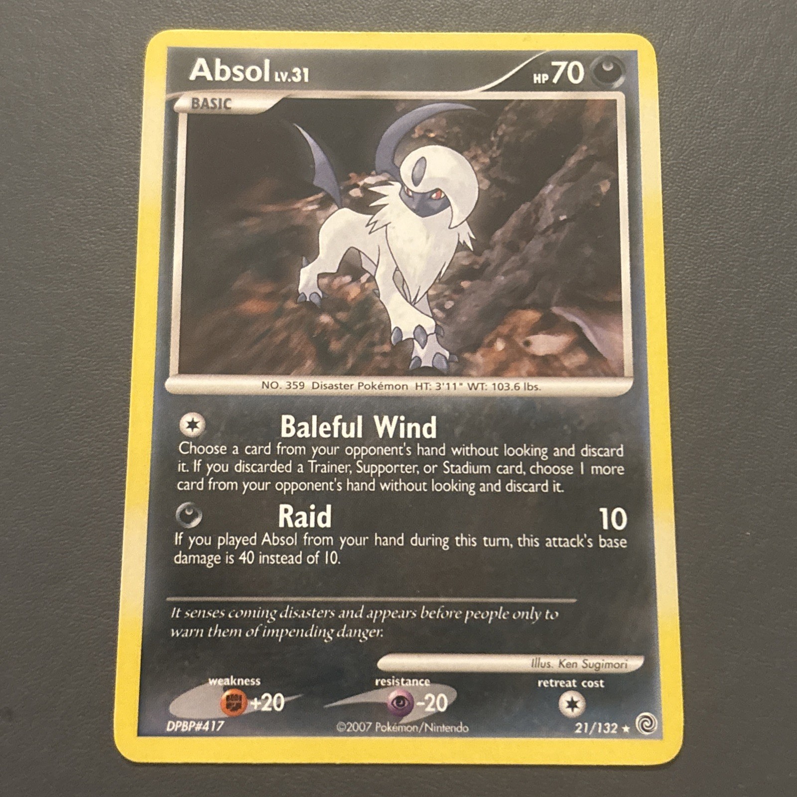 Absol 21/132 Secret Wonders Regular - LP