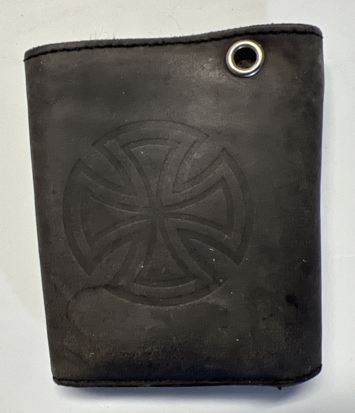 Vintage Independent Trucks Wallet Nubuck Leather Made in USA Vintage Independent Trucks Wallet Nubuck Leather Made in USA