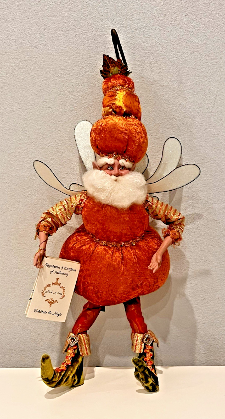Mark Roberts Halloween Fairy Jack O Lantern Med. 51-02258 Ltd Ed. 248/500 RARE Mark Roberts Halloween Fairy Jack O Lantern Med. 51-02258 Ltd Ed. 248/500 RARE