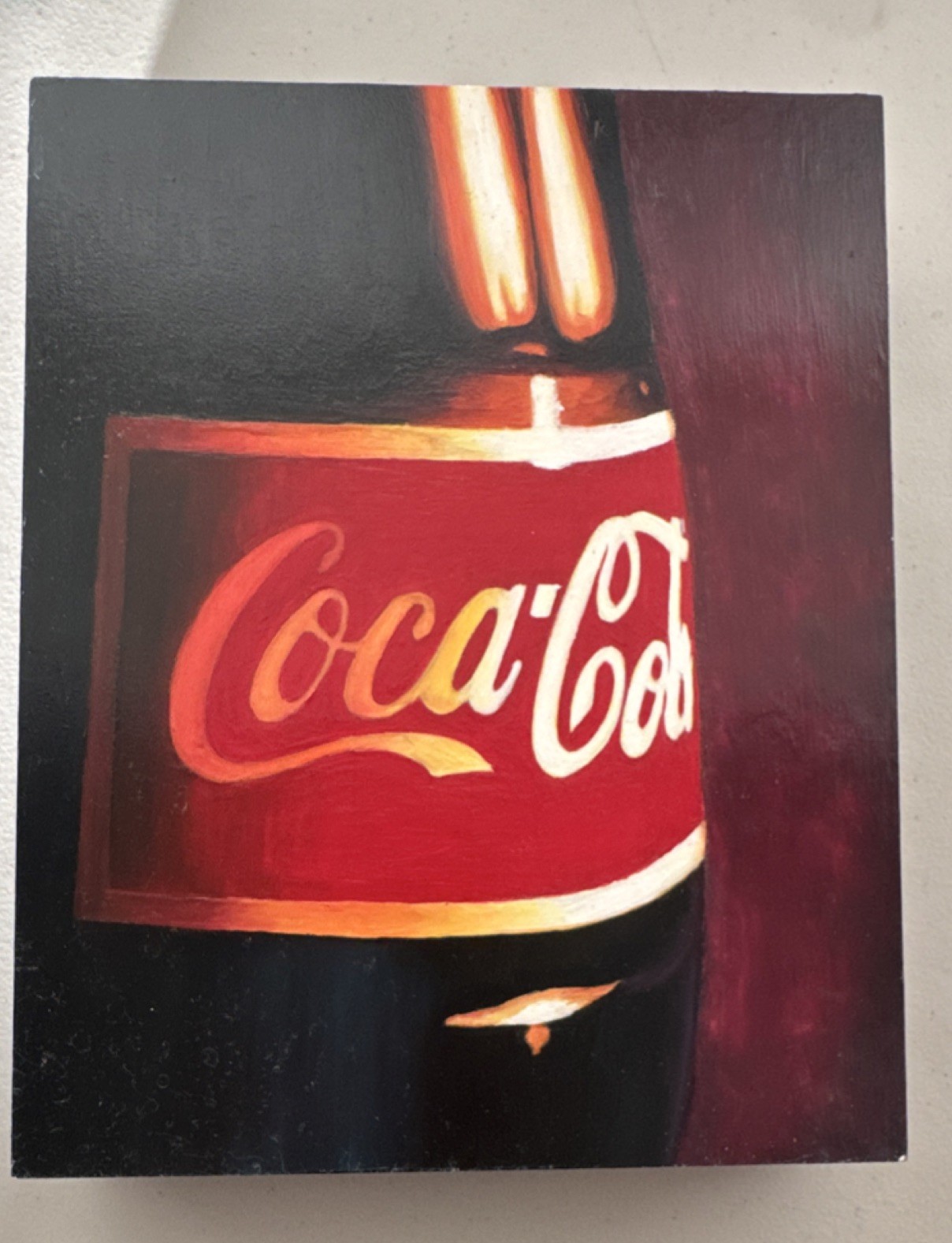 Coca-Cola Oil Painting Advertising Signed Original 2016 (1of1)