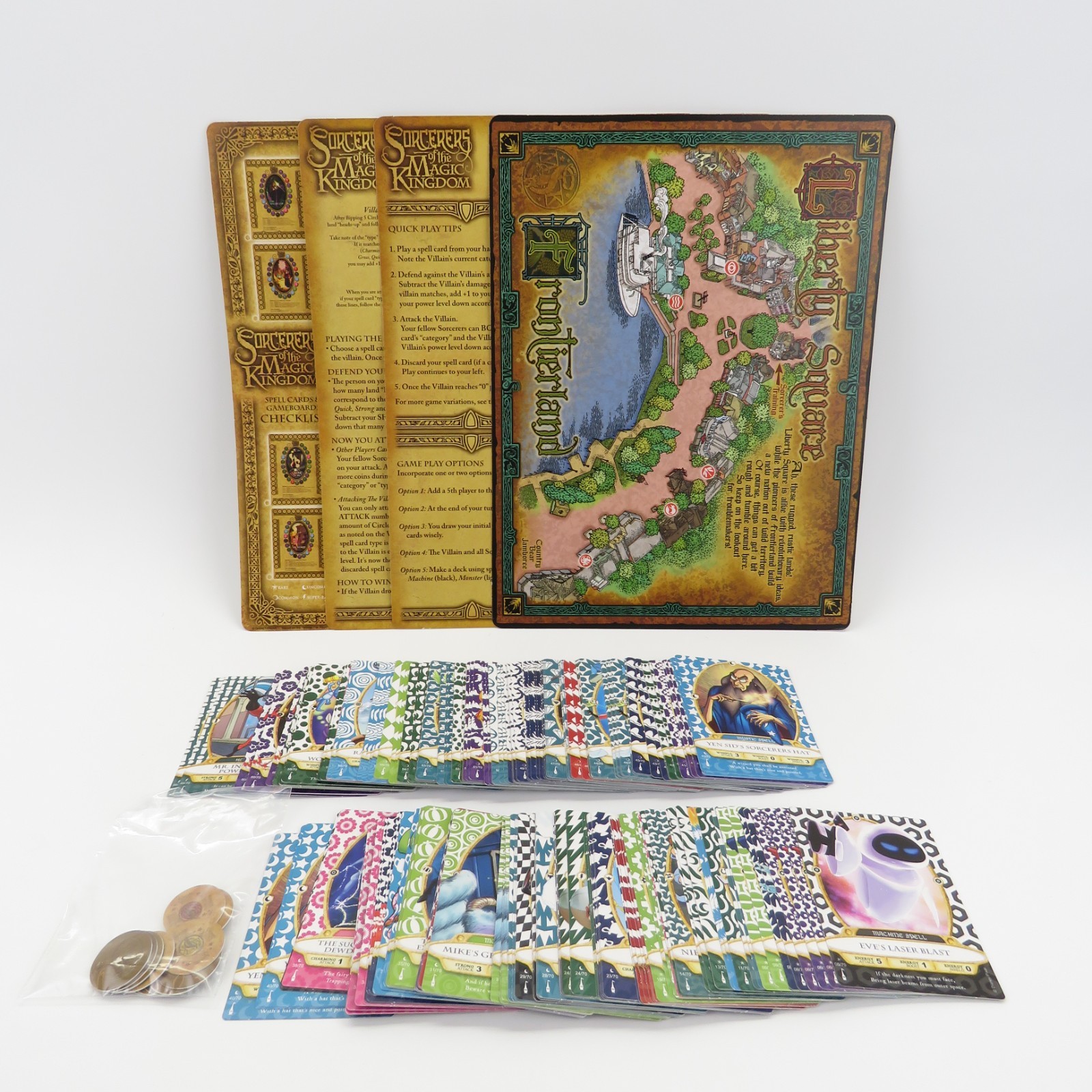 Disney's Sorcerers of the Magic Kingdom Trading Cards #5-60 Plus Duplicates ++