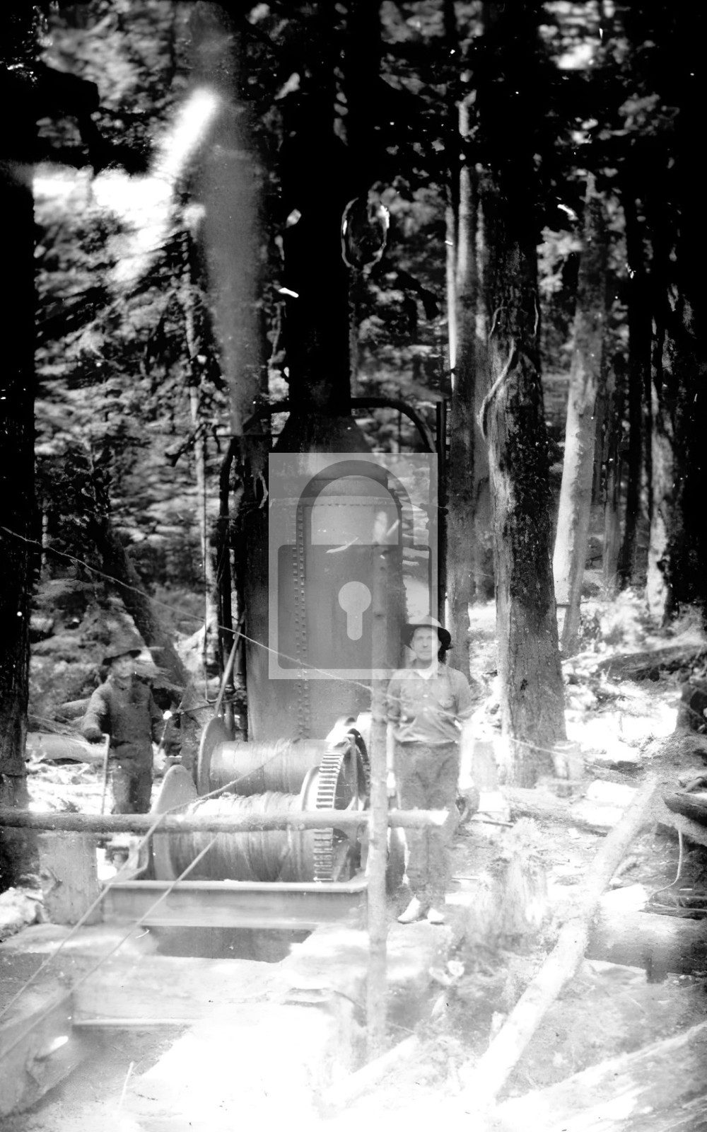 Lumber Logging Camp Lakewood Washington WA - Reprint