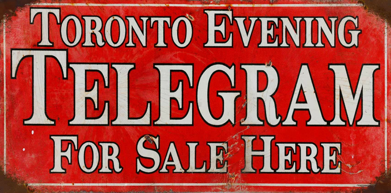 TORONTO EVENING TELEGRAM FOR SALE HERE 24