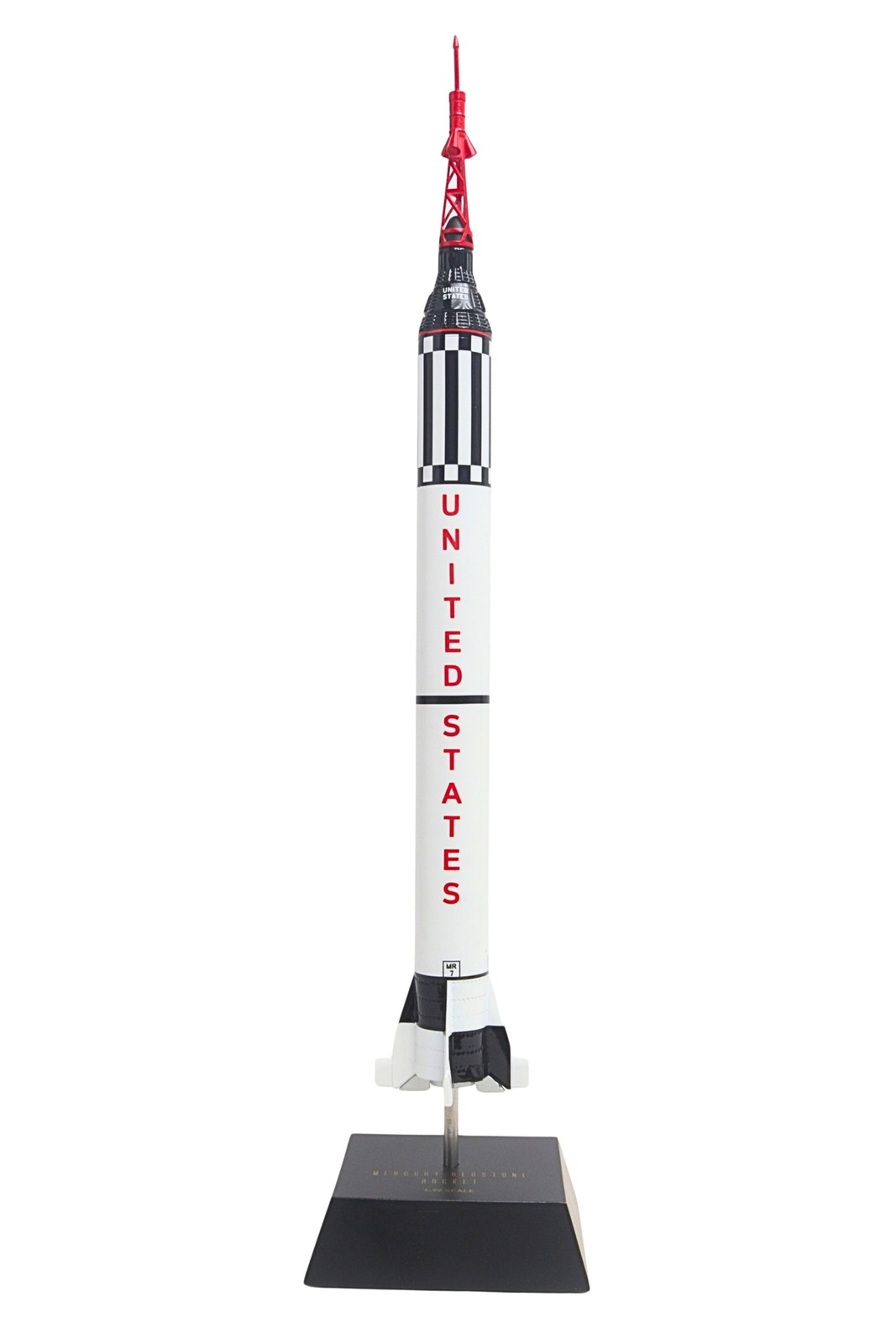 NASA Mercury Redstone Alan Shepard Gus Grissom Rocket Desk Display 1/72 XX Model