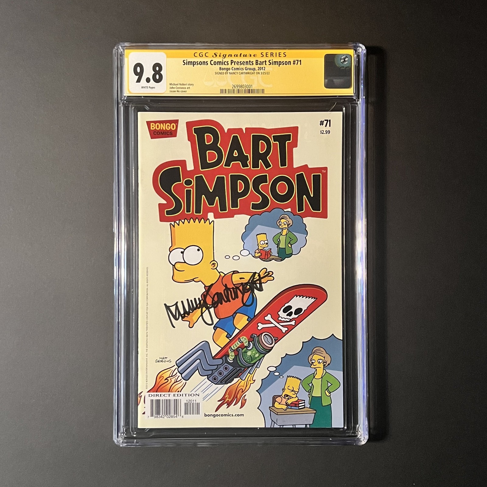 Bart Simpson #71 - CGC 9.8 SS Nancy Cartwright - Bart Simpson