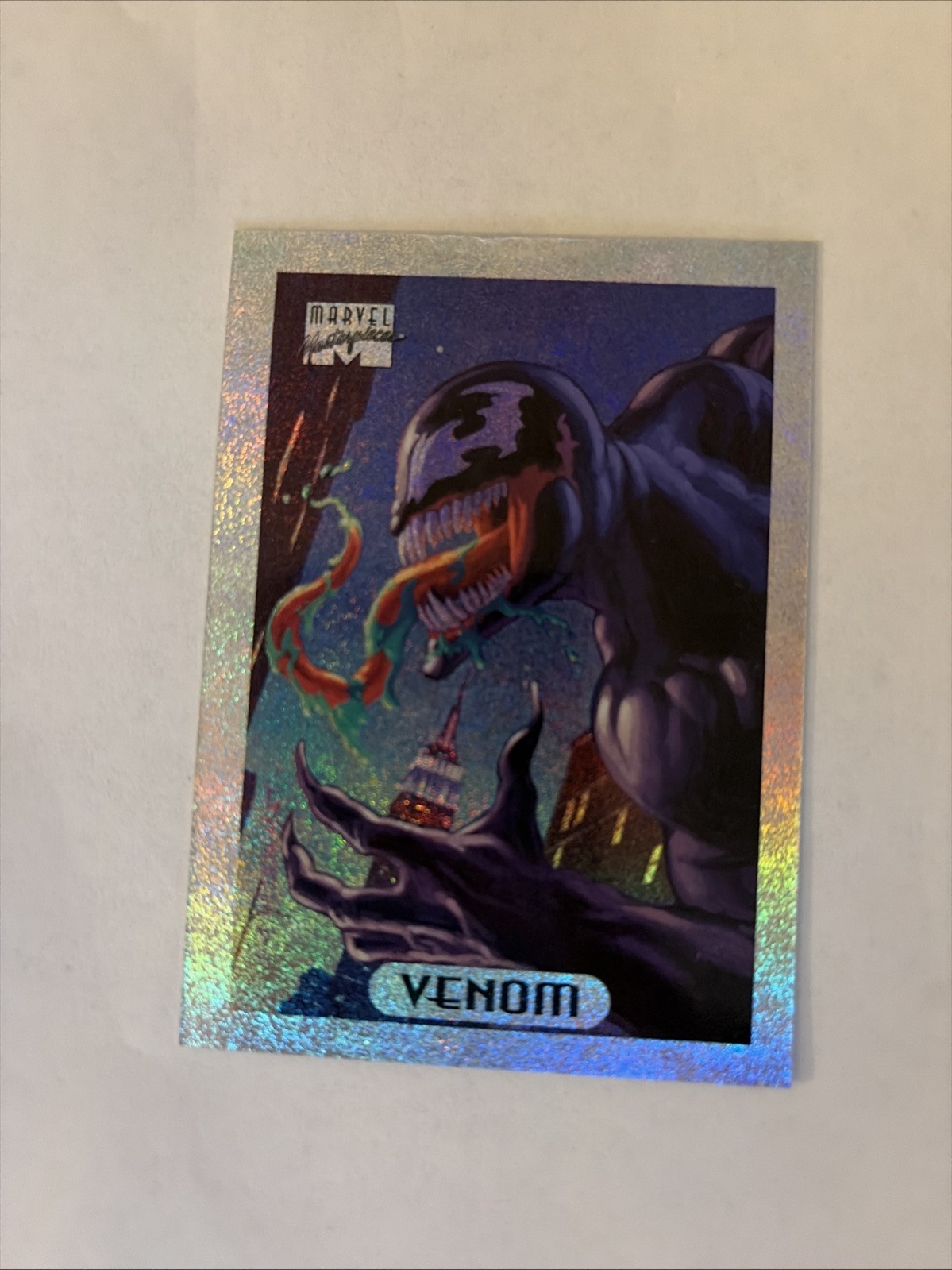 Venom - 1994 Fleer Marvel Masterpieces #9 Limited Edition Holofoil