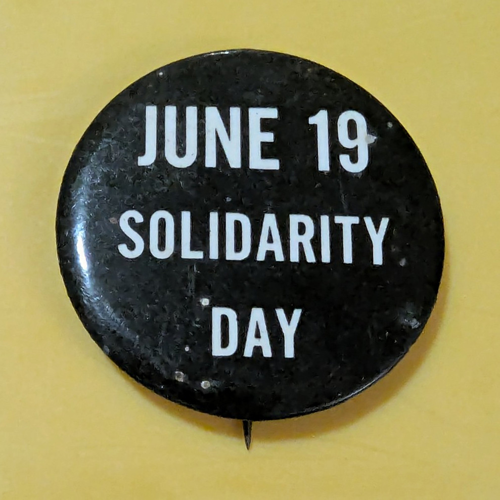 Vintage 1968 June 19 Solidarity Day Pinback Poor Peoples Campaign Civil Rights