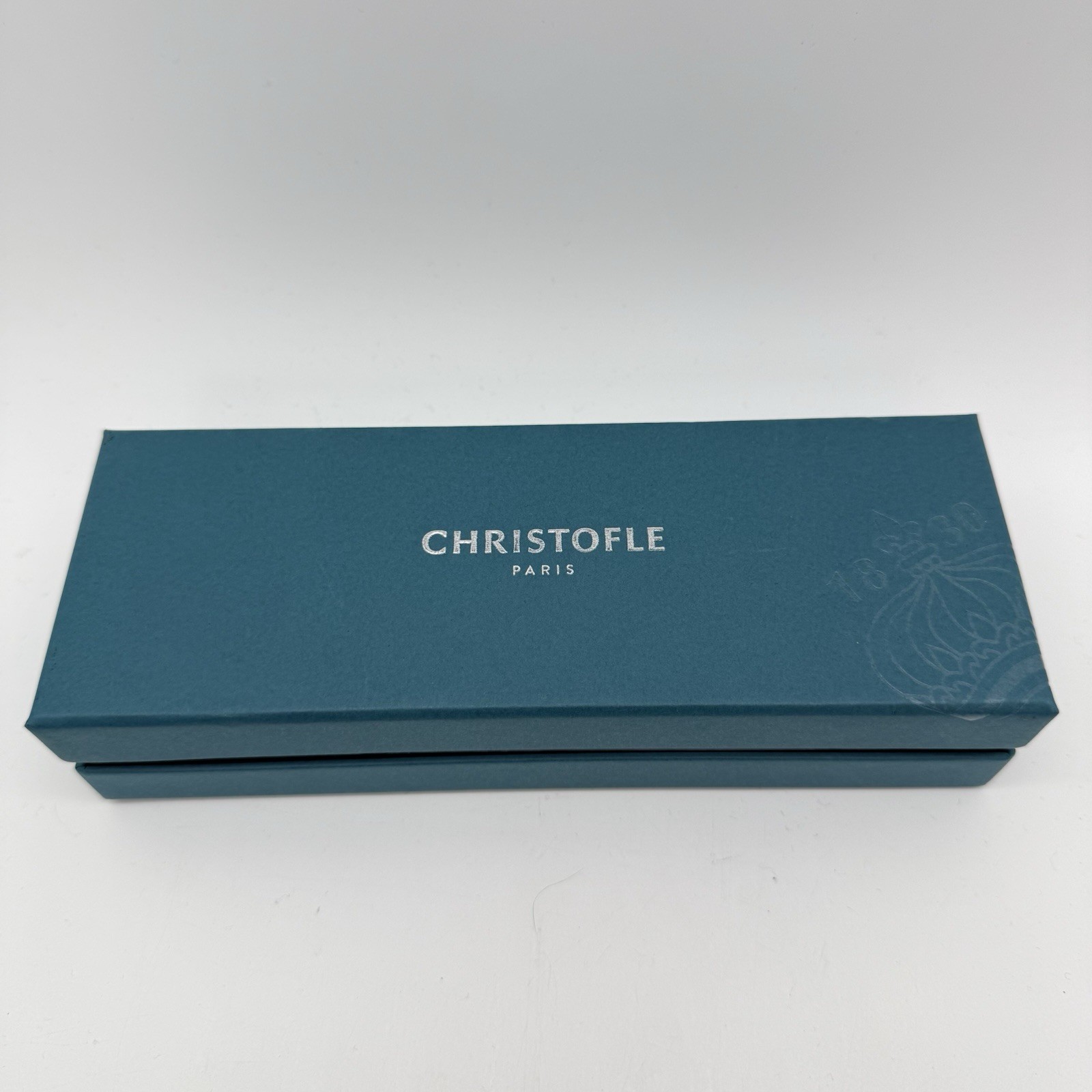 Christofle Paris Blue Cardboard Gift Box 7.75  x 3 X 1.75 Lot 7 Boxes Total